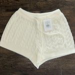 Rachel Parcell NWT  Cable Knit Sweater Short - Ivory Photo 0