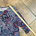 Sharagano  Paisley Floral Blouse XL Photo 3