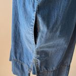 Banana Republic  Chambray Denim 3/4 Sleeve Collared Dress Size Small Photo 11