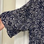 Xhilaration  Blue and Cream Paisley Kimono Photo 2