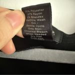 Ann Taylor  Classic Black Crewneck Tunic Blouse Size XSmall Petite EUC Photo 2