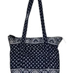 Vera Bradley  Retired‎ Nantucket Navy Get Carried Away Shoulder Tote Photo 0