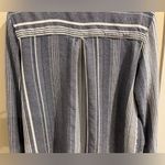 Maeve Anthropologie Size Large Chatham Chambray Blue & White Button Front Shirt Photo 6