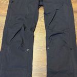 prAna  Halle Straight Pant Womens 8 Charcoal Roll Tab Low Rise Stretch Hiking Photo 7