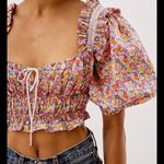 For Love & Lemons ๐ Libby Floral Crop Top NWOT Photo 2