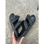 FitFlop Braid Slide Open Toe Sandal Shoes Faux Leather Black Women’s 8 Comfort Photo 7