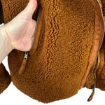 Anthropologie MARRAKECH Sz S Women's Brown Fuzzy Sherpa Moto Jacket Photo 8