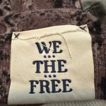 Free People NWT  We The Free Animal Style Cashmere Sweater Size L Photo 5