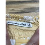 Abercrombie & Fitch Babydoll Dress Smocked Yellow Floral Size M Y2K Cottagecore Photo 2