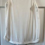 Bordeaux  White Textured Herringbone Quilted Tank Top - Size Small Photo 12