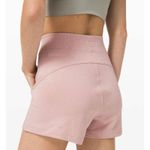 Lululemon  LA Sweat Short Mink Berry Baby Pink Cotton Terry Soft EUC 6 Lounge Photo 0
