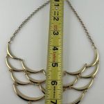 Mermaid Scale Gold Costume Necklace 8” Photo 0