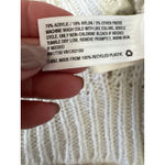 A New Day Women's Ivory Knit Open Weave Turtleneck Sweater Cozy Medium Photo 6