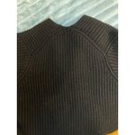 Acne Studios  DEBORAH L WOOL Ribbed V Neck Sweater Black Size S Photo 5
