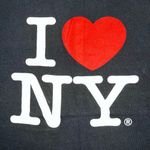 Boutique I Love New York Unisex T Shirt Top Short Sleeve Crew Neck Black Red White Large Photo 3
