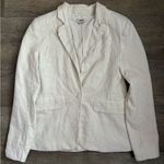 Jason Wu  Eyelet Linen Shoulder Pad Blazer Photo 0
