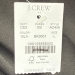 J.Crew NWT  Strapless One-piece Swimsuit Bathing Suit in Black Sz L AO438 Photo 7