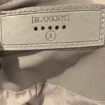 BLANK NYC  ASYMMETRICAL JACKET FAUX LEATHER DRAPEY TAN-BEIGE MOTO S Photo 3