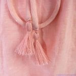 Madewell NEW  Linen-Blend Puff-Sleeve Tassel-Tie Jumpsuit,‎ size M Photo 8