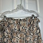 Wild Honey NWOT Tan Python/Reptile Print Off Shoulder Mini Dress size Medium Photo 2