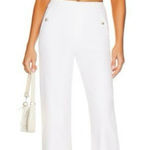 Spanx White Stretch Twill Cropped Wide Leg Pants Size M Style 20312R Photo 0
