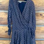 JONATHAN SIMKHAI Scarf Print Ruffle Dress Faux Wrap Classic Print Size 6 Photo 4