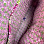 Vera Bradley  Crossbody Messenger Laptop Bag Pink & Green Photo 2