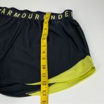 Under Armour Play Up 3.0 Women's athletic Running Shorts Black / Lime Yellow M Photo 12