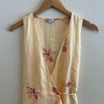 Rails Linen Floral Ruffle Madison Flounce Wrap Dress in Eden Photo 12