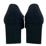 Enzo Angiolini  Women's Textured Block Heel Mary Jane Black Leather Pump Heels Photo 6