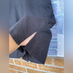 GUDRUN SJODEN Dress Organic Cotton Button Front Pockets Lagenlook dress medium Black Photo 6