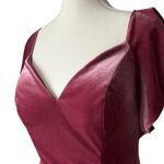 Kennedy Blue Evelyn Rosewood Dress Women's 4 Velvet A-line Bridesmaid Wedding Photo 3