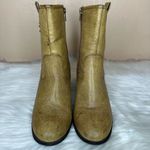 Rampage  Tan Boots Gold Accent Size 10 Heels Retro Photo 1