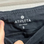 Athleta Size Small 2 in 1 Capri Leggings Skirt Black Athletic Womens Stretch Photo 4