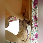 Allihop by Anthropologie pink and white floral high waisted bikini bottoms. NWT Photo 3