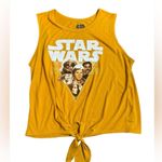 Star Wars Fifth Sun  Graphic Mustard Yellow Muscle Tee Character Top Sz 2XL Photo 3