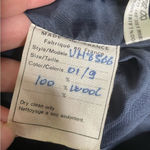 Myrene De Premonville Paris Vintage Double Breast Blazer Velvet Trim Gold Button Black Size 8 Photo 10