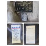 Guess  Jean’s GLAMOUR Black Faux Fur Sweater Knit Zip Up Jacket Size M Photo 9