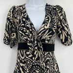 Heart soul Y2K Babydoll Dress Sz S Boho Baroque Festival Retro Tie Back Deep V Photo 1