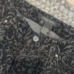 Etcetera  Black Velvet Dress Pants W Imprinted‎ Design Photo 2