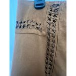 Cato  A LINE SKIRT BROWN WITH LACING DETAILS LINED WOMENS SIZE 10 Photo 3