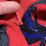 Free People Lisa Crepe Smooth Sailing Maxi Skirt Red Floral Lots Of Button Sz 12 Photo 7