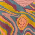 Ugly Moon Smiley Purple Sweater Vest Size 00 Photo 1