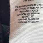 Free People  Black Wildflower Floral Short Sleeve Mesh Blouse Photo 6