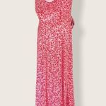 Apricot Red/White Floral Sleeveless Dress Size S (UK) = size Med/6 US NWT Photo 1