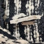 Free People  Sz M Poncho Sweater Rosie Lee Cowl Neck Chunky Knit Oversized Aztec Photo 2