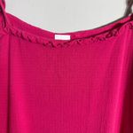 Oh My Gauze! Cold Shoulder Maxi Dress Women's 1X Pink Slit Beach Coastal Travel Photo 6