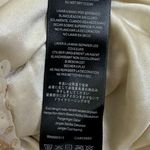 Bebe Sequin Ivory Plunging Neckline Dress Size M Photo 11