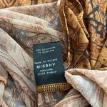 MSBHV Orange Goa Long Sleeve Bodysuit Sz Medium Gold Photo 9