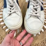 Tory Burch  Carter Glitter Sneaker Women's Size 7M Lace Up White Blue Photo 5